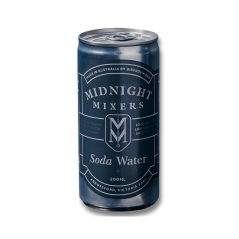 Midnight Mixers Soda Water 200ml