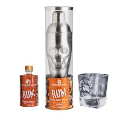 Rusty Barrel Rum Skull Cocktail Shaker Gift Set 700ml