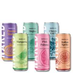 Naked Life Non-Alcoholic RTD Mixed Refreshment Pack - 24