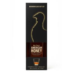 Wild Turkey American Honey + Bourbon Glass Gift Pack 700ml