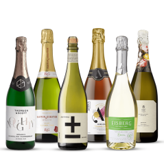 Sparkle Sensation: Non-Alcoholic Sparkling Wine Collection (6 Pack)