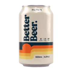 Better Beer Zero Carb Lager Cans 355ml