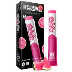 24 Ice Frozen Cocktails Watermelon Mojito Pack 5 x 65mL
