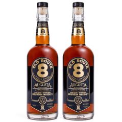 Augusta Distillery Old Route 8 Year Old Bundle "Vintage Cherry Cola" 54.1% & "Hazelnut Lamington" 58.6% Cask Strength Kentucky Straight Bourbon Whiskey 2 x 750mL