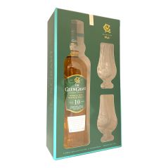 Glen Grant 10YO + 2 Glencairn Glasses Gift Pack