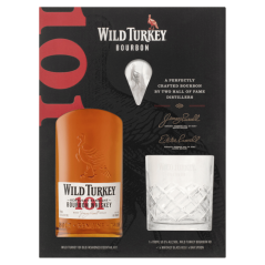 Wild Turkey 101 Bourbon Whiskey Gift Pack 700ml