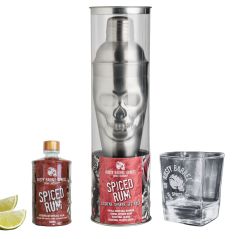 Rusty Barrel Rum Skull Cocktail Shaker Gift Set 700ml