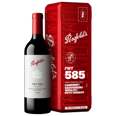 Penfolds FWT 585 Cabernet Sauvignon Merlot Petit Verdot 2022 Limited Edition Holiday Gift Box 750ml