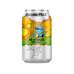 Lervig No Worries Alcohol-Free Beer Mango IPA 330ml