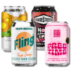 The Fruit Flavours Four Pack - Non Alcoholic Beer