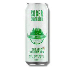 Sober Carpenter Organic Session IPA Non Alcoholic Craft Beer 473ml