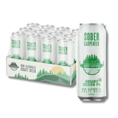 Sober Carpenter Organic Session IPA Non Alcoholic Craft Beer 473ml