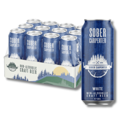 Sober Carpenter Non Alcoholic White Wheat Beer 473ml