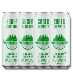 Sober Carpenter Organic Session IPA Non Alcoholic Craft Beer 473ml