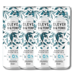 Clever Mocktails Non Alcoholic Gin & Tonic 355ml
