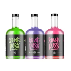 Bundle of Sour Puss Flavours 700ml