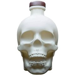 Crystal Head Bone Limited Edition Ceramic Skull Decanter Vodka + Skull Shot Glass 700mL