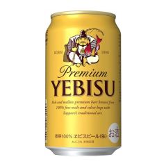 Yebisu Premium All Malt Beer 350mlx24