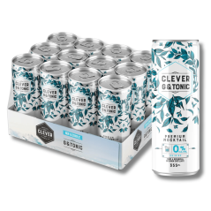 Clever Mocktails Non Alcoholic Gin & Tonic 355ml