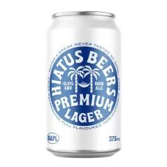 Hiatus Non-Alcoholic Premium Lager 375ml