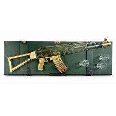 Gatling AK-47 Premium Vodka + 3 shot glasses 700ml