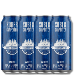 Sober Carpenter Non Alcoholic White Wheat Beer 473ml