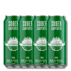 Sober Carpenter West Coast IPA Non Alcoholic Beer 473ml