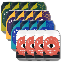 Brulo Non-Alcoholic IPA Mixed Case 330ml (16 Pack)