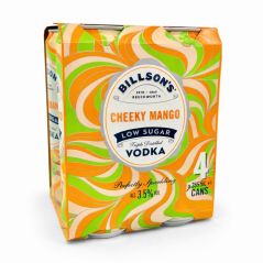 Billsons Cheeky Mango Vodka 4 Pack