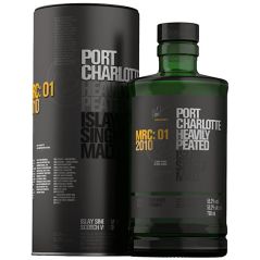 2010 Bruichladdich MRC:01 Port Charlotte Heavily Peated Cask Strength Single Malt Scotch Whisky 700mL @ 59.2 % abv
