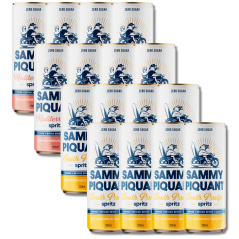 Sammy Piquant Zero Sugar Alcohol Free RTD Sampler Pack (16 x 250ml)