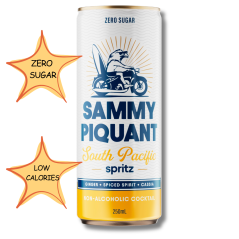 Sammy Piquant: South Pacific Spritz Zero Sugar Alcohol Free Cocktail 250ml