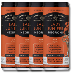 Barnes and Brown Non Alcoholic Lady Juniper Negroni (Gin Inspired) RTD 250ml