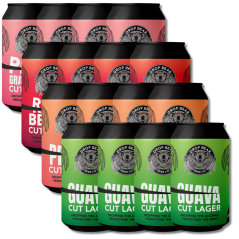 Drop Bear Non-Alcoholic Cut Lager Mixed Pack 330ml (16 Pack)