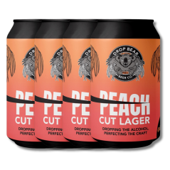 Drop Bear Non-Alcoholic Peach Cut Lager 330ml