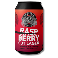 Drop Bear Non-Alcoholic Raspberry Cut Lager 330ml