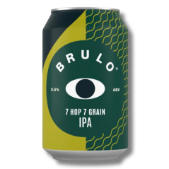 Brulo Non-Alcoholic 7 Hop 7 Grain DDH IPA 330ml