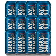 Lucky Saint Unfiltered Lager 330ml - Zero Beer