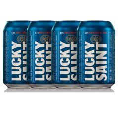 Lucky Saint Unfiltered Lager 330ml - Zero Beer