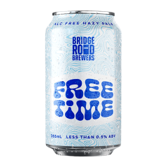 Bridge Road Brewers Free Time NA Hazy Pale 355ml