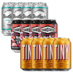 Hop Heaven Alcohol-Free IPA Sampler: Garage Project, Vandestreek & Bentspoke