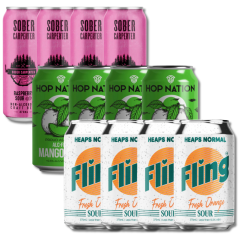Non Alcoholic Craft Sour Sampler Pack (12 Pack)