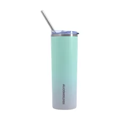 ALCOHOLDER SKNY Slim Vacuum Insulated Skinny Tumbler - BEACH GLASS FADE