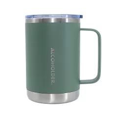 ALCOHOLDER TANKD 475ml (16oz) Insulated Mug with handle - HUNTER GREEN