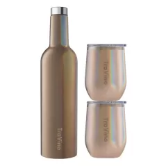 ALCOHOLDER Flask Stemless set - ROSE GOLD