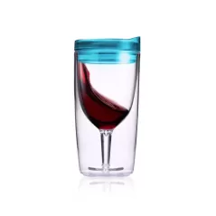 ALCOHOLDER TraVino Wine Sippy Cup - BLUE