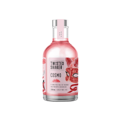 Twisted Shaker Raspberry Hibiscus Cosmo Pre-batched Cocktail 200mL