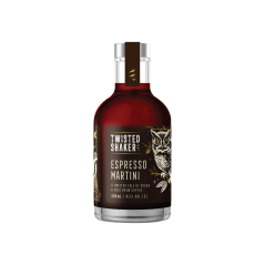 Twisted Shaker Espresso Martini Pre-batched Cocktail 200mL