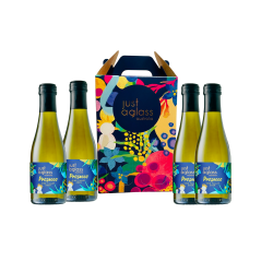 Just a Glass King Valley Prosecco Piccolo 4 x 200ML PICNIC PACK