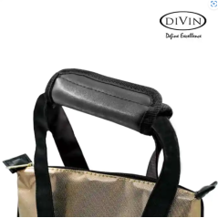 DIVIN 2 Bottle Wine Cooler Bag - Champagne Gold & Black